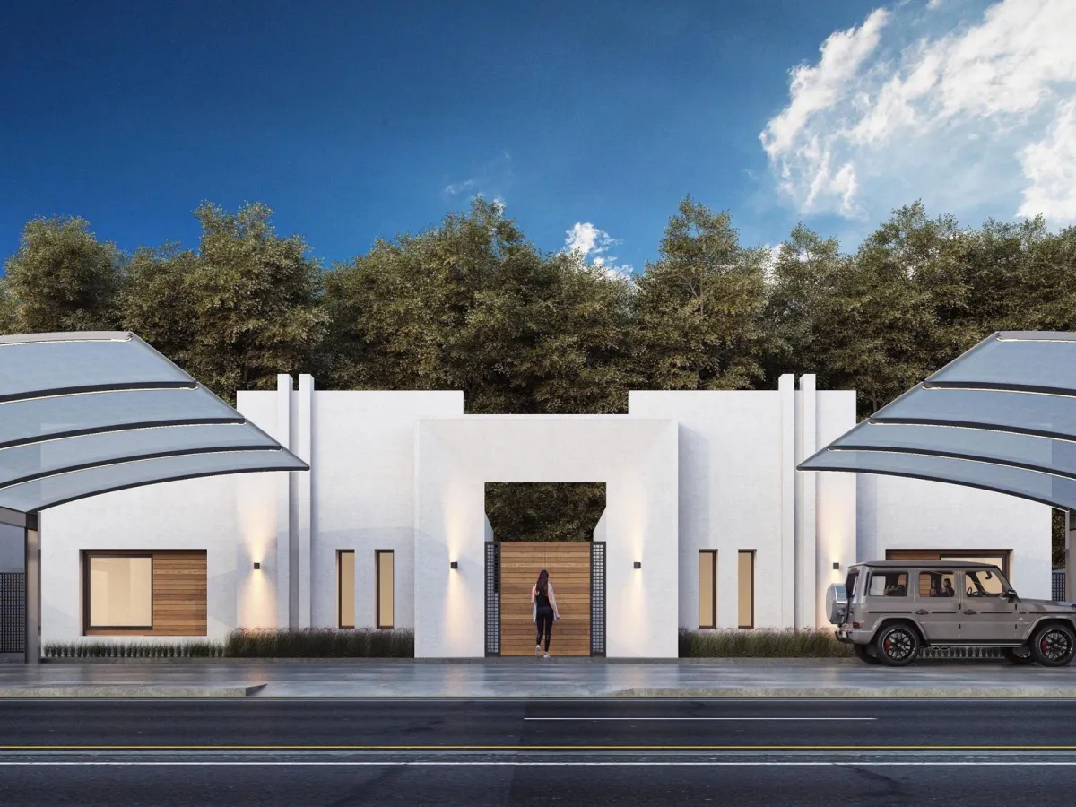 Single-story modern condo at Crystal Landing